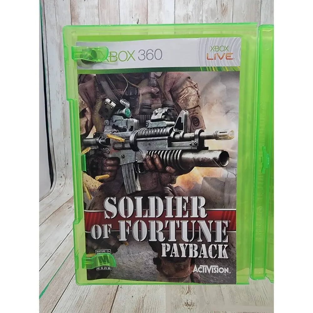 Soldier of Fortune: Payback - Xbox 360 - War/Shooter Game Complete